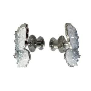 light blue butterfly Waist Adjuster Clips for Dresses Pants Jeans Sleeves no sew jean button decorative crystal style waist adjuster